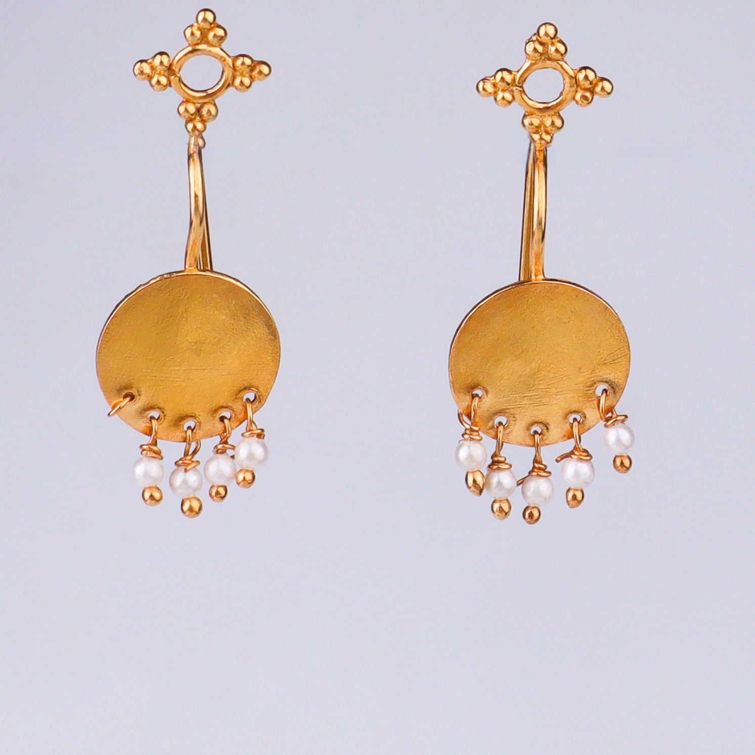 Nabha & Coin Bugadi - Clip-On | 22K Gold-Plated | 92.5 Silver