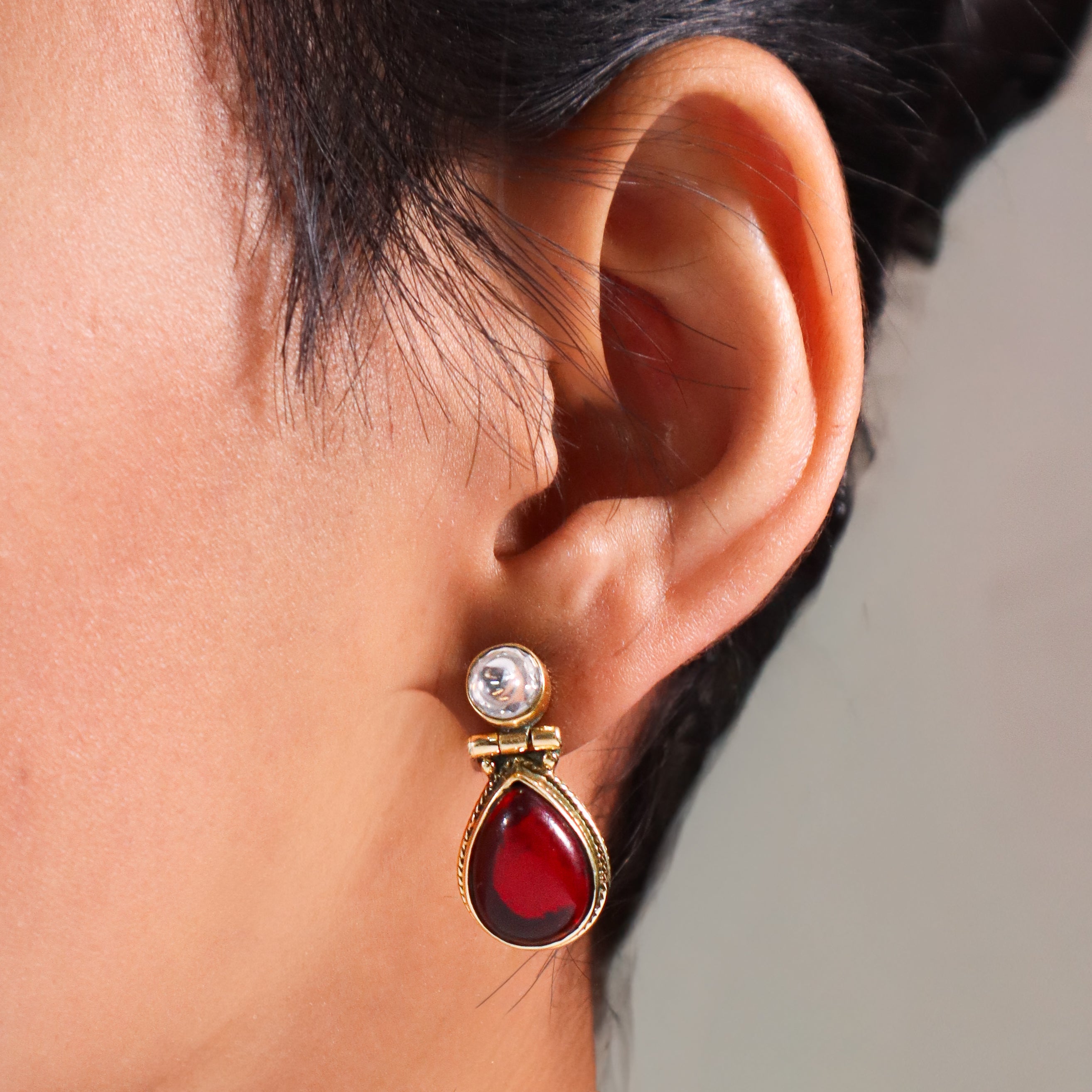 Brass Fashion Earrings