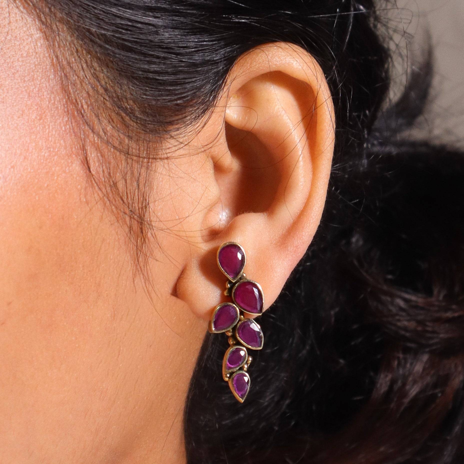 Brass Fashion Earrings