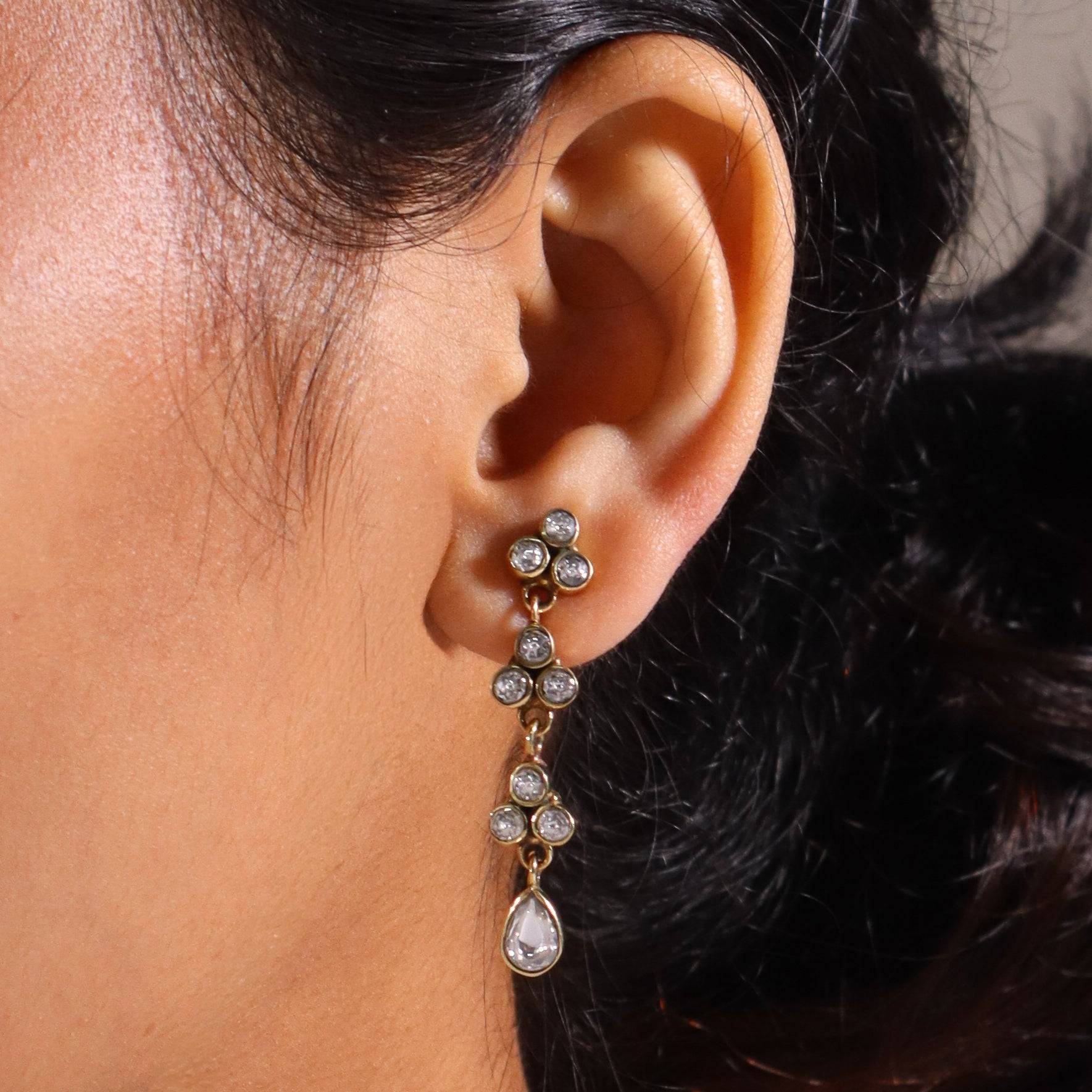 Brass Fashion Earrings