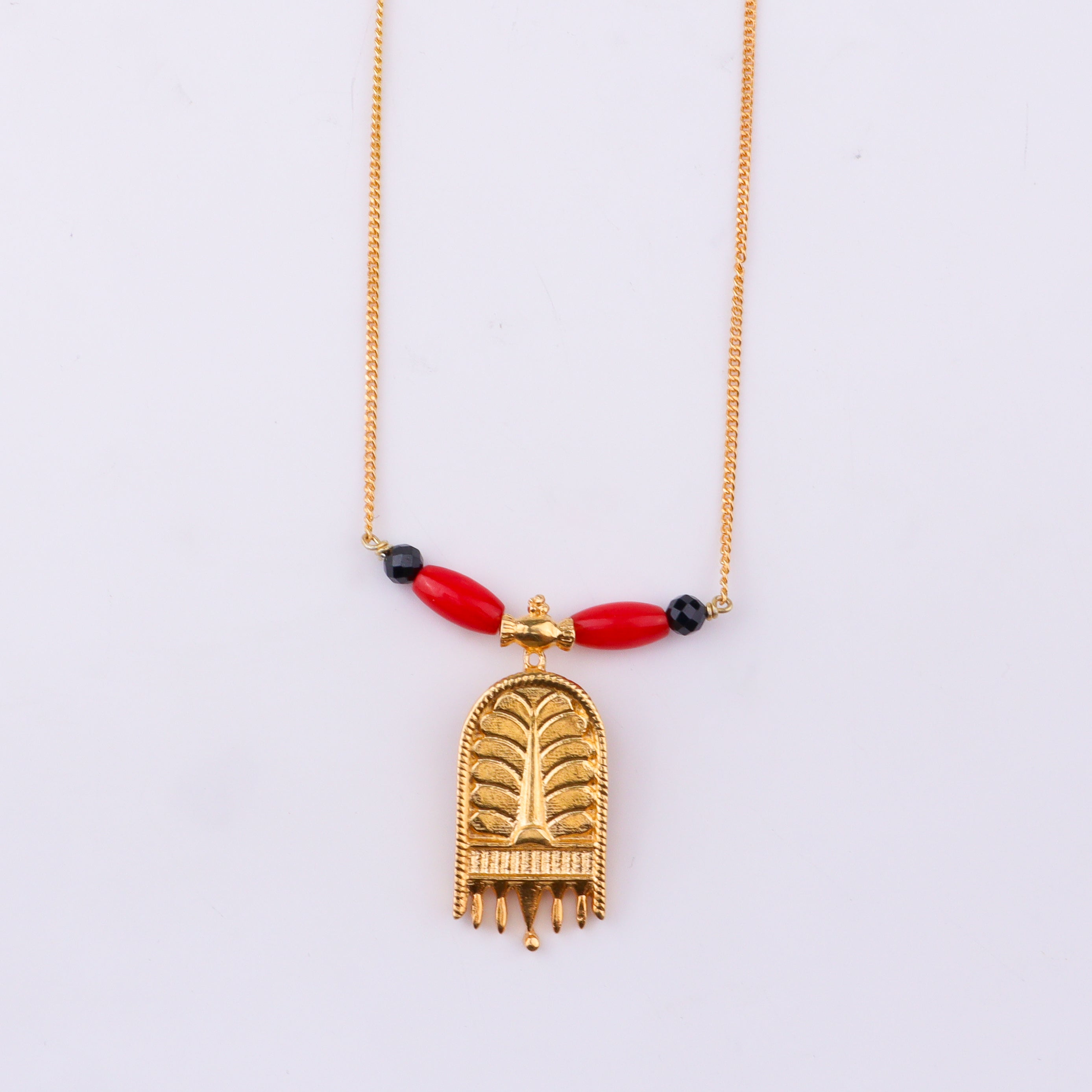 Saaj Motif Mangalsutra – Taali (ताळी) | 22K Gold-Plated