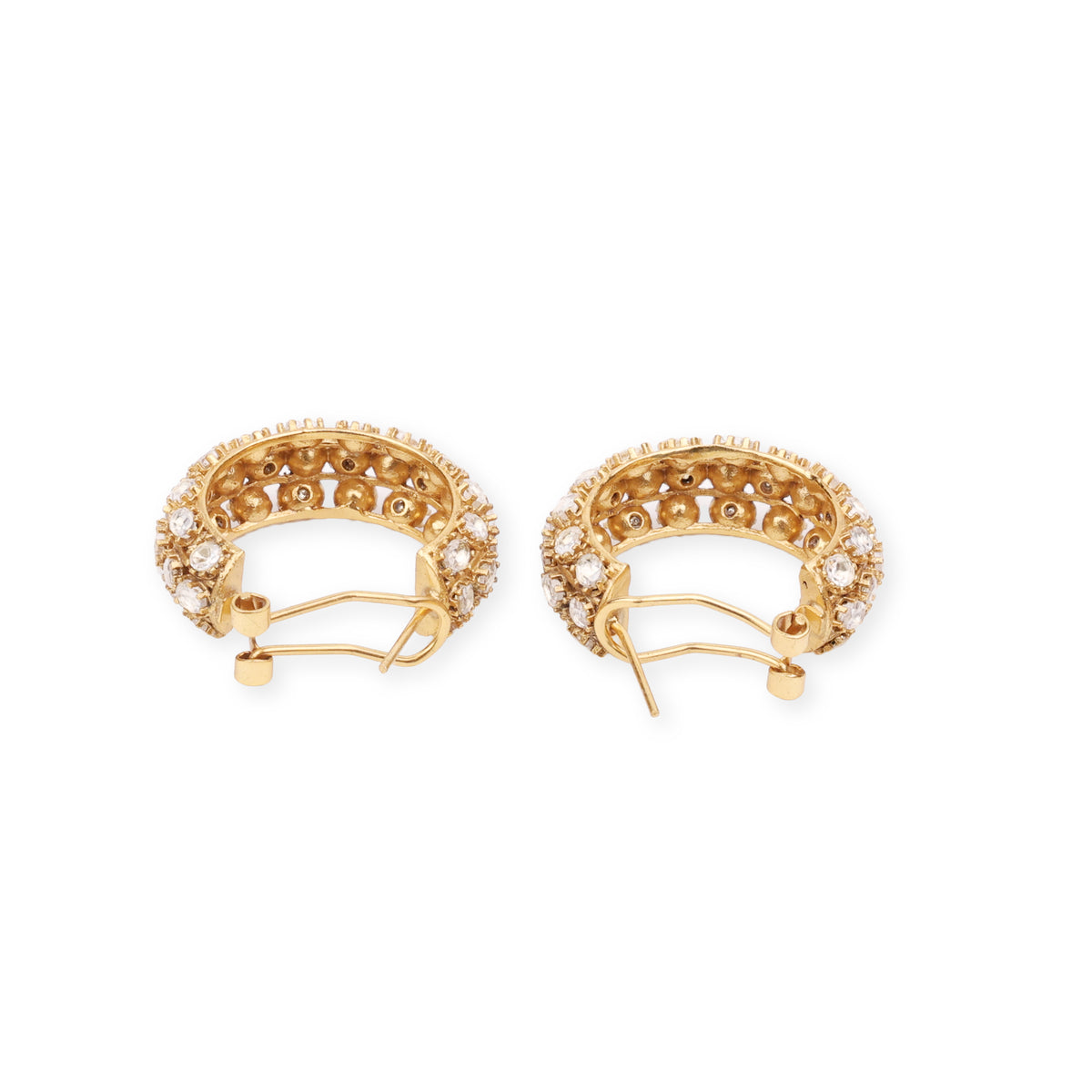 22K Gold Plated Fashion Hoops