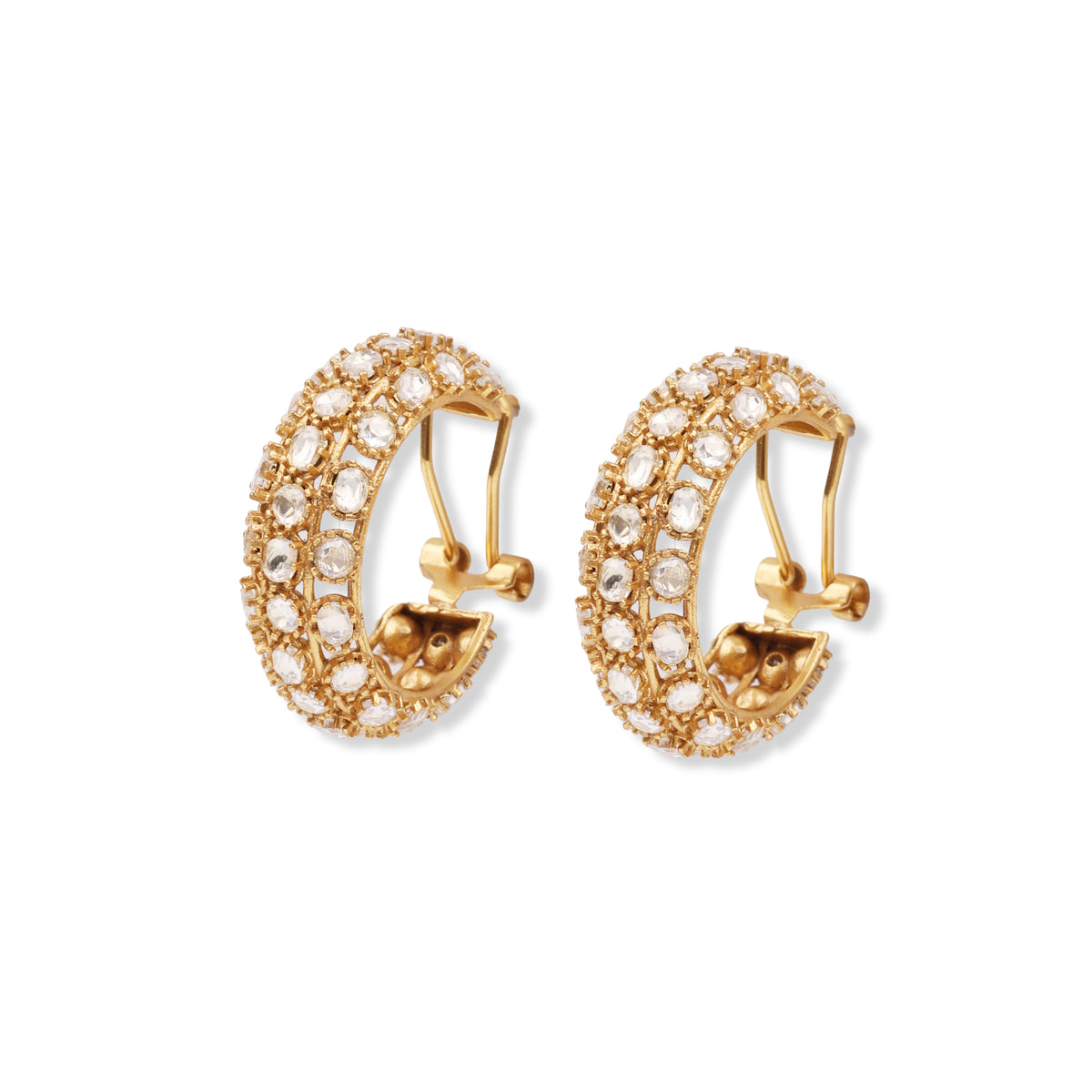 22K Gold Plated Fashion Hoops