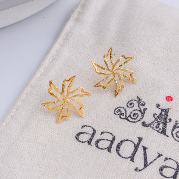 Prajakta Earrings |  92.5 Silver | 22K Gold Plated
