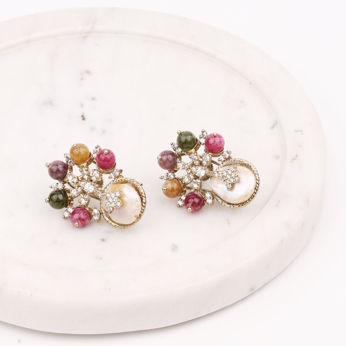 Brass Fashion Earrings