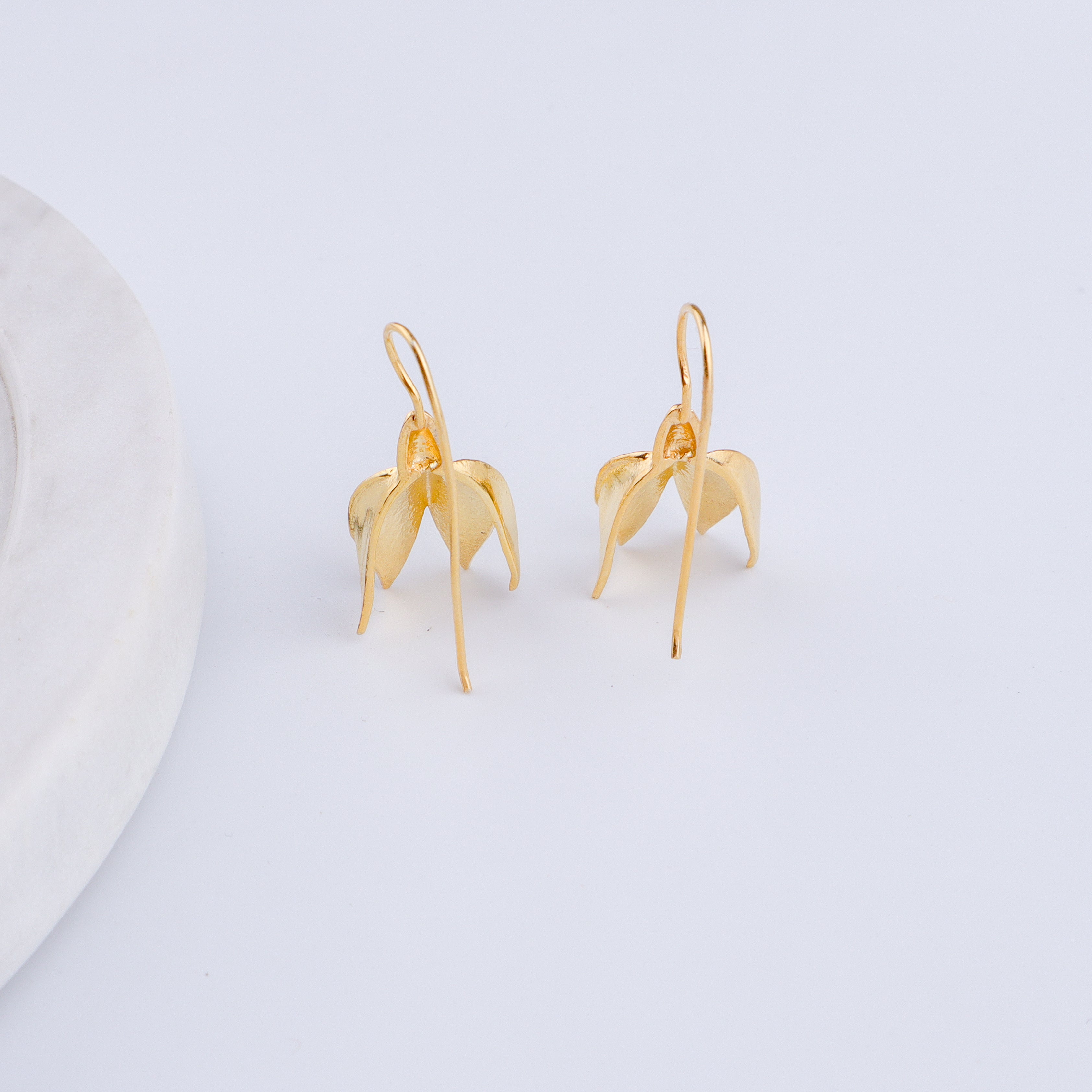 Summer Snowflake Earrings |  92.5 Silver | 22K Gold Plated