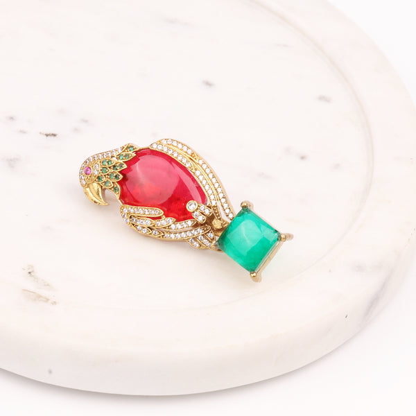 22K Gold Plated Fashion Unisex Brooch