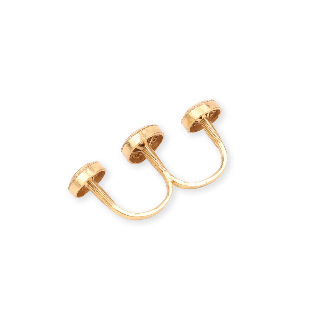 22K Gold Plated Fashion Two Finger Ring