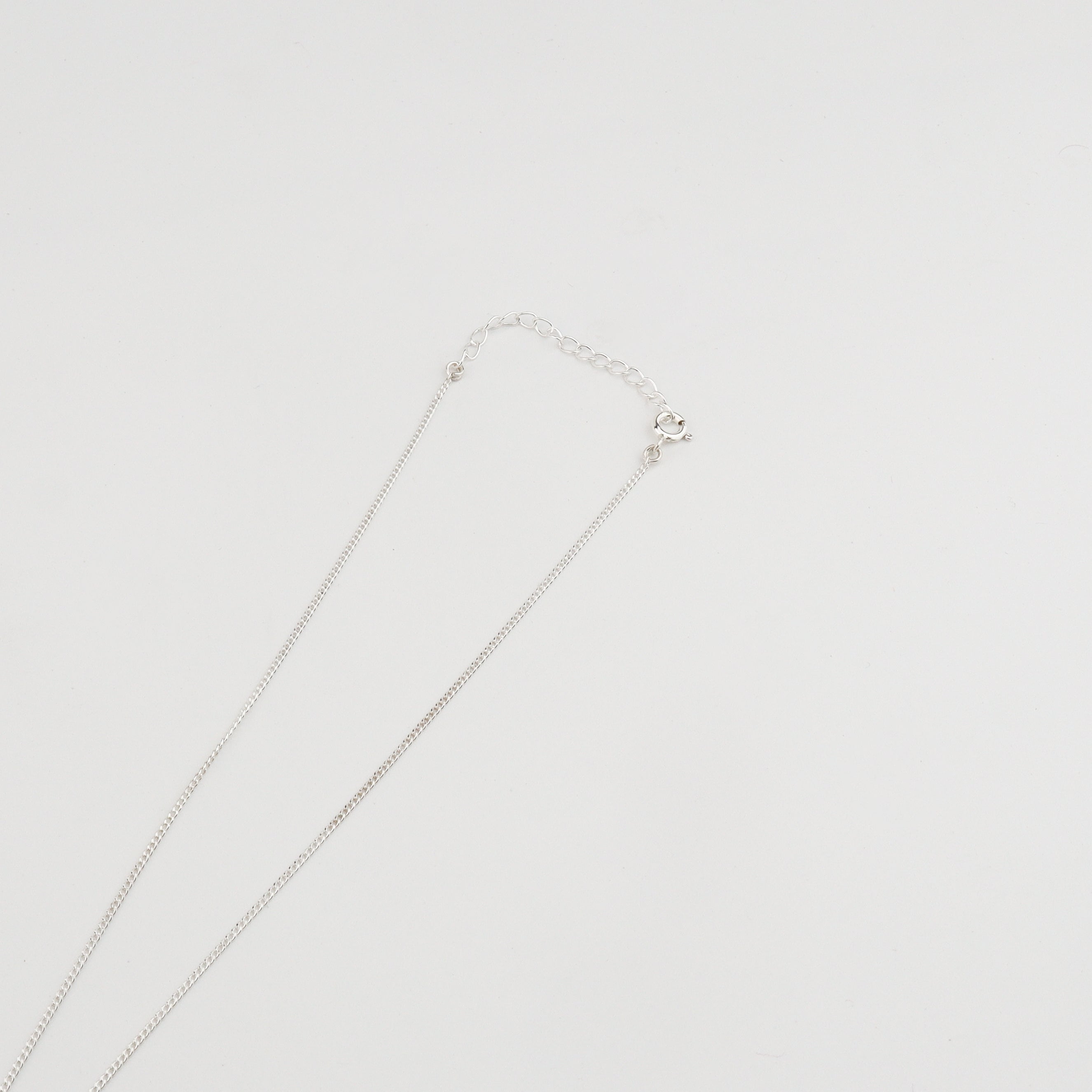 Silver Abstract Filigree Pendant Y Necklace