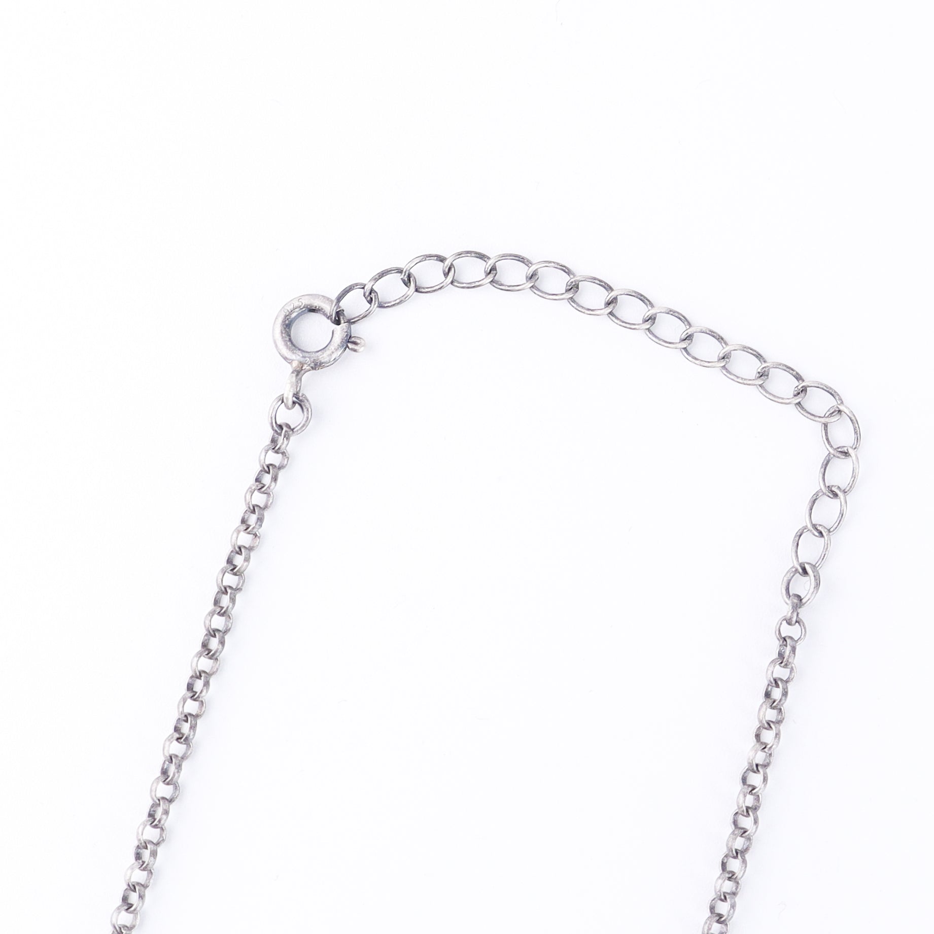 Silver nakshi set with pearls (big)