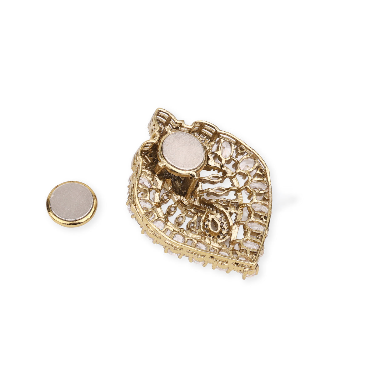 22K Gold Plated Fashion Unisex Brooch