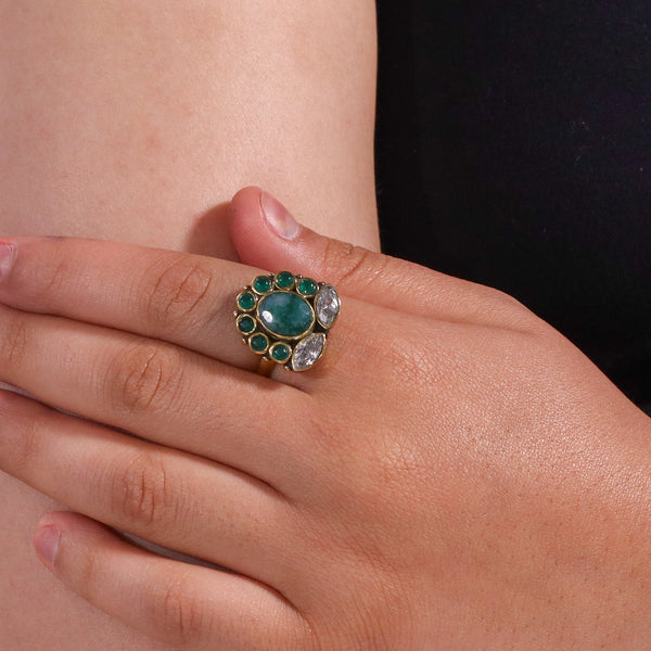 Brass Fashion Ring