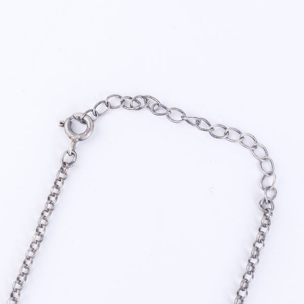 Silver nakshi set with pearls (small)