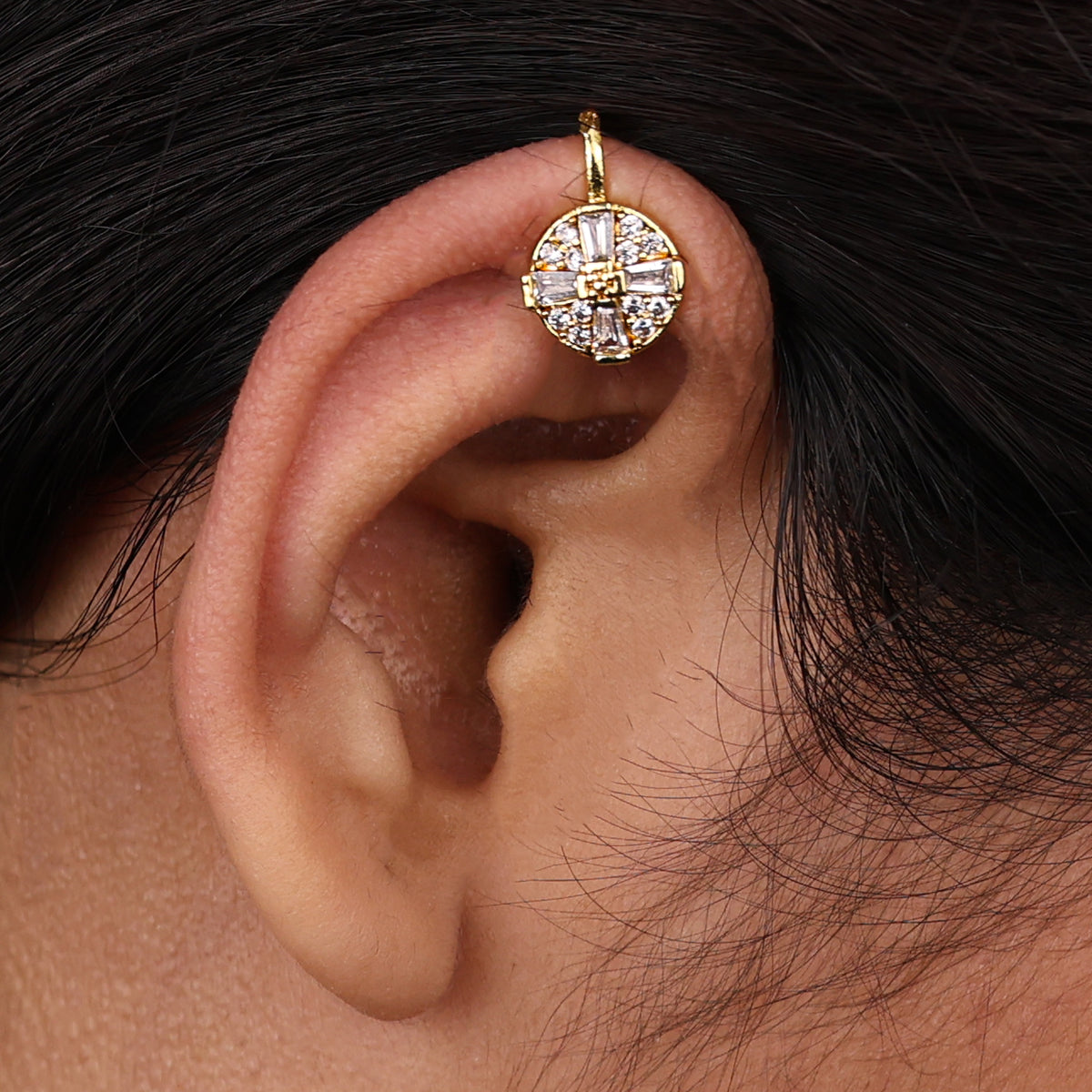 22K Gold Plated Fashion Bugadi / Nose Pin
