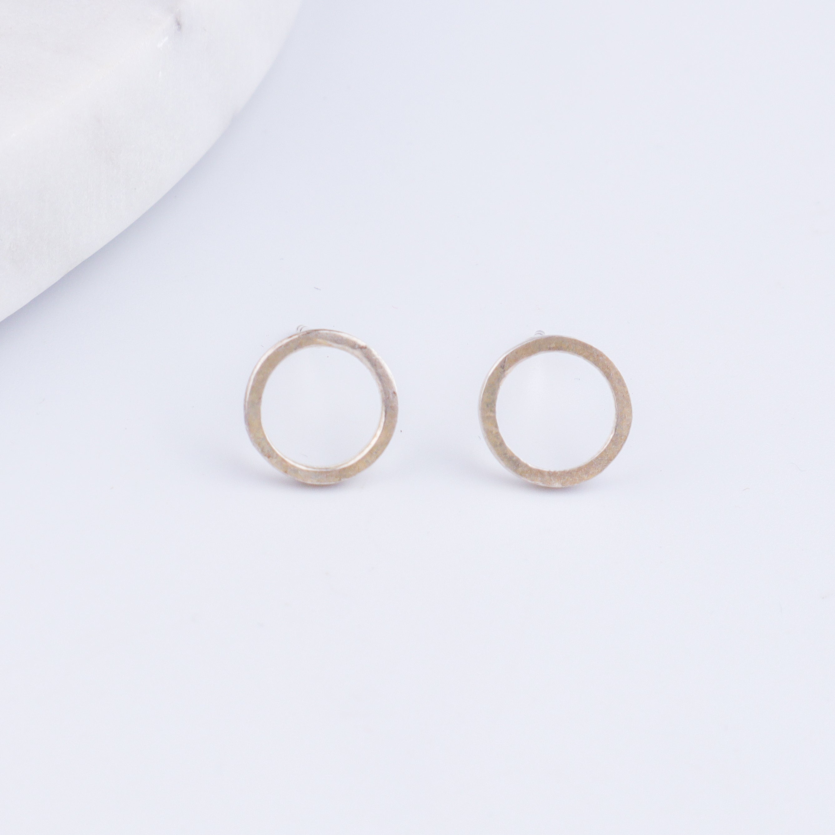 Tiny Silver Round Studs | 92.5 Silver