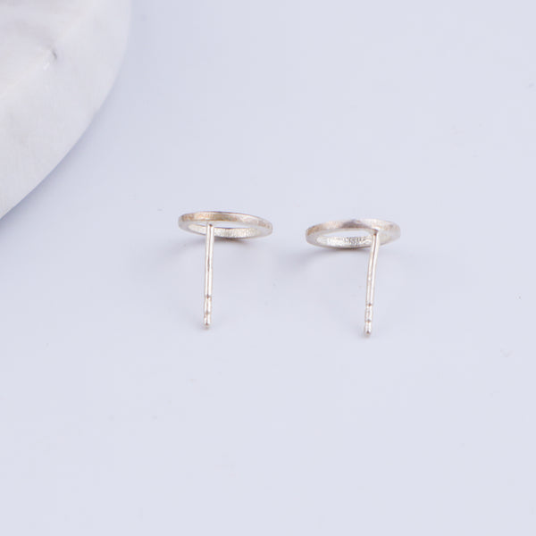 Tiny Silver Round Studs | 92.5 Silver