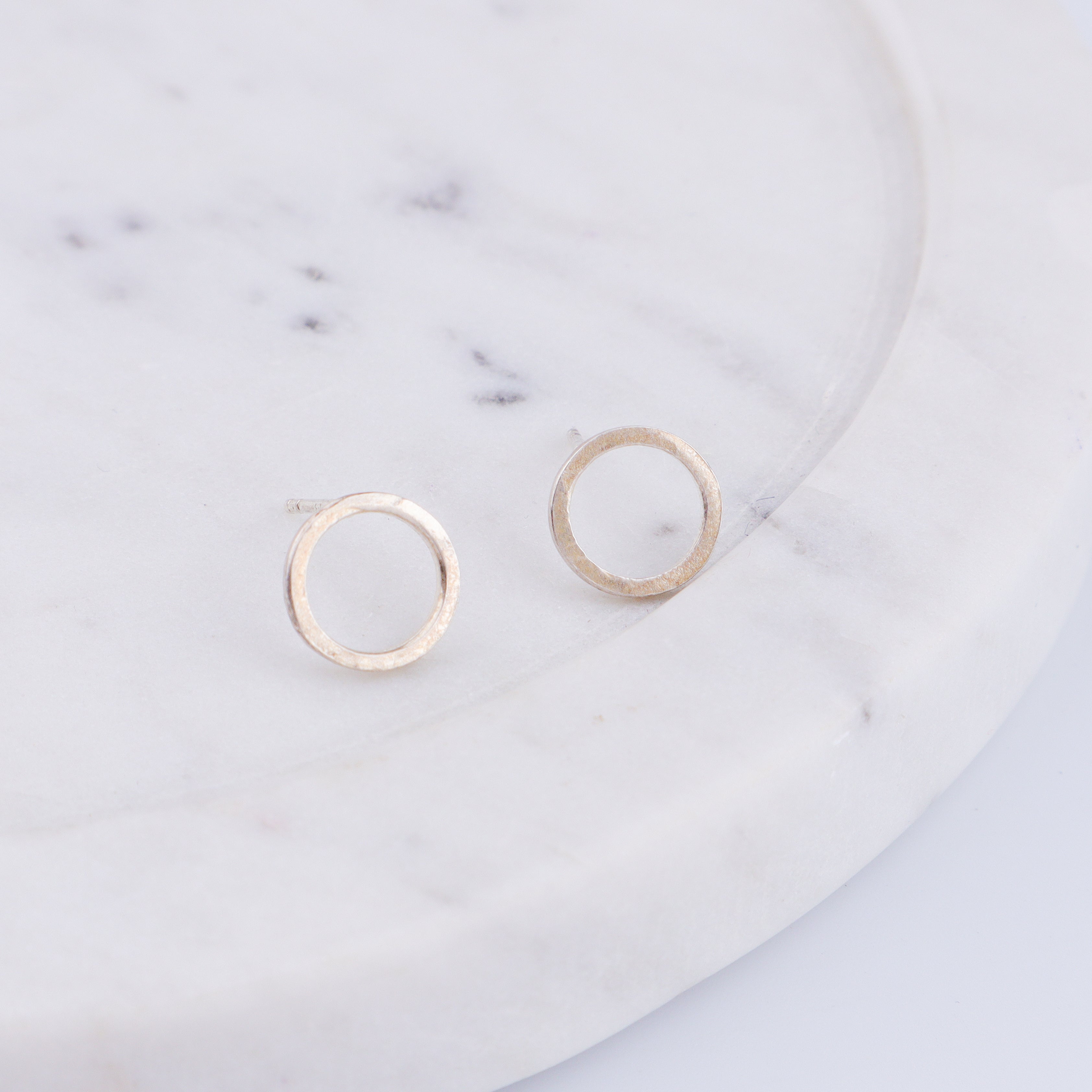 Tiny Silver Round Studs | 92.5 Silver