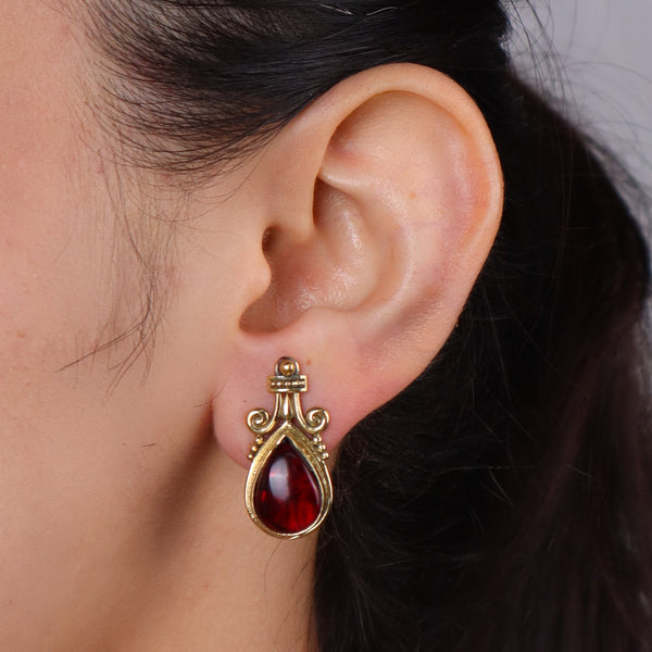 Brass Fashion Earrings