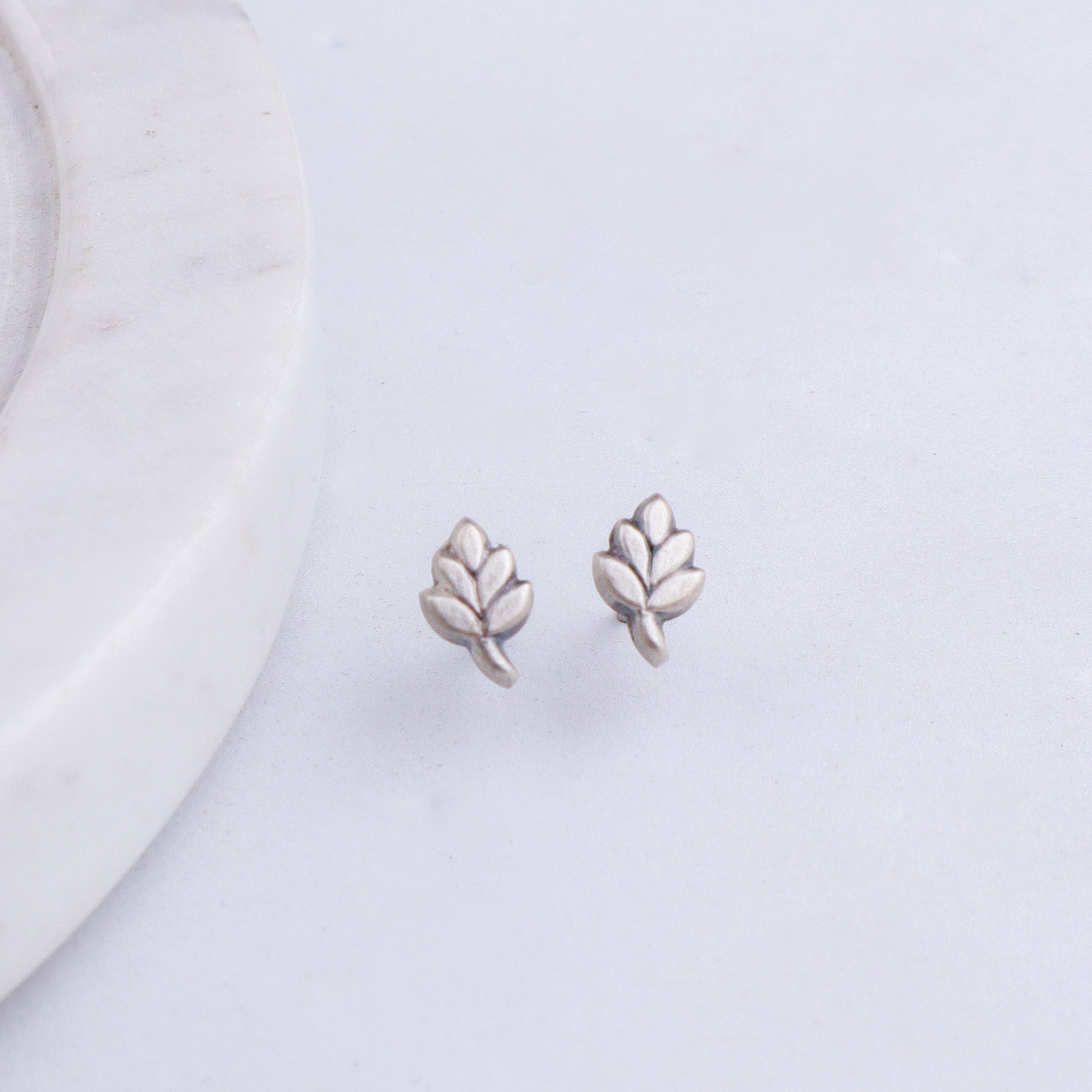 Leaf Studs | 92.5 Silver