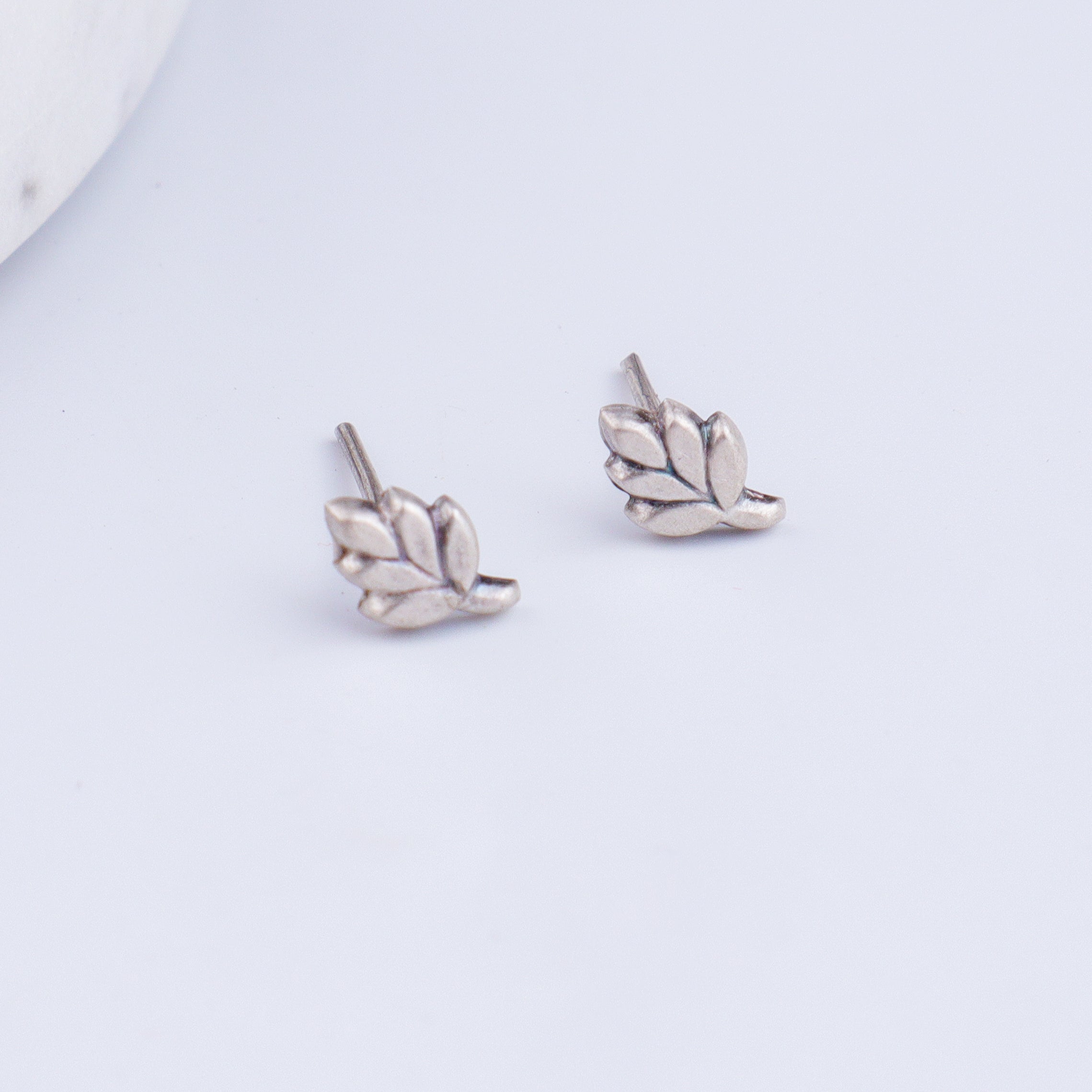 Leaf Studs | 92.5 Silver
