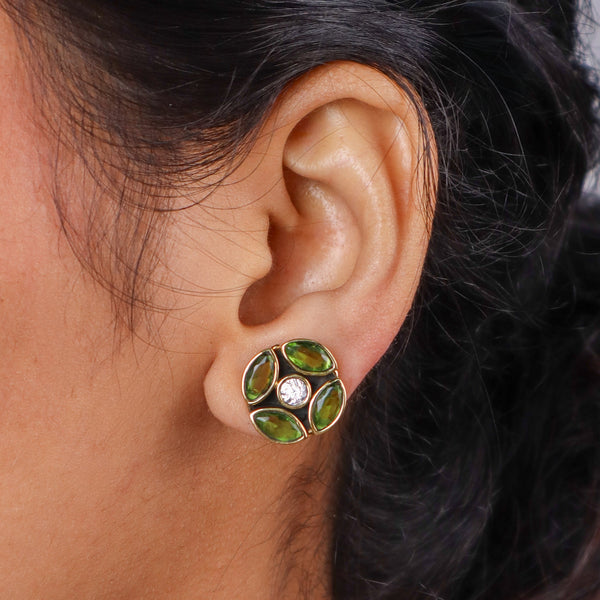 Brass Fashion Earrings