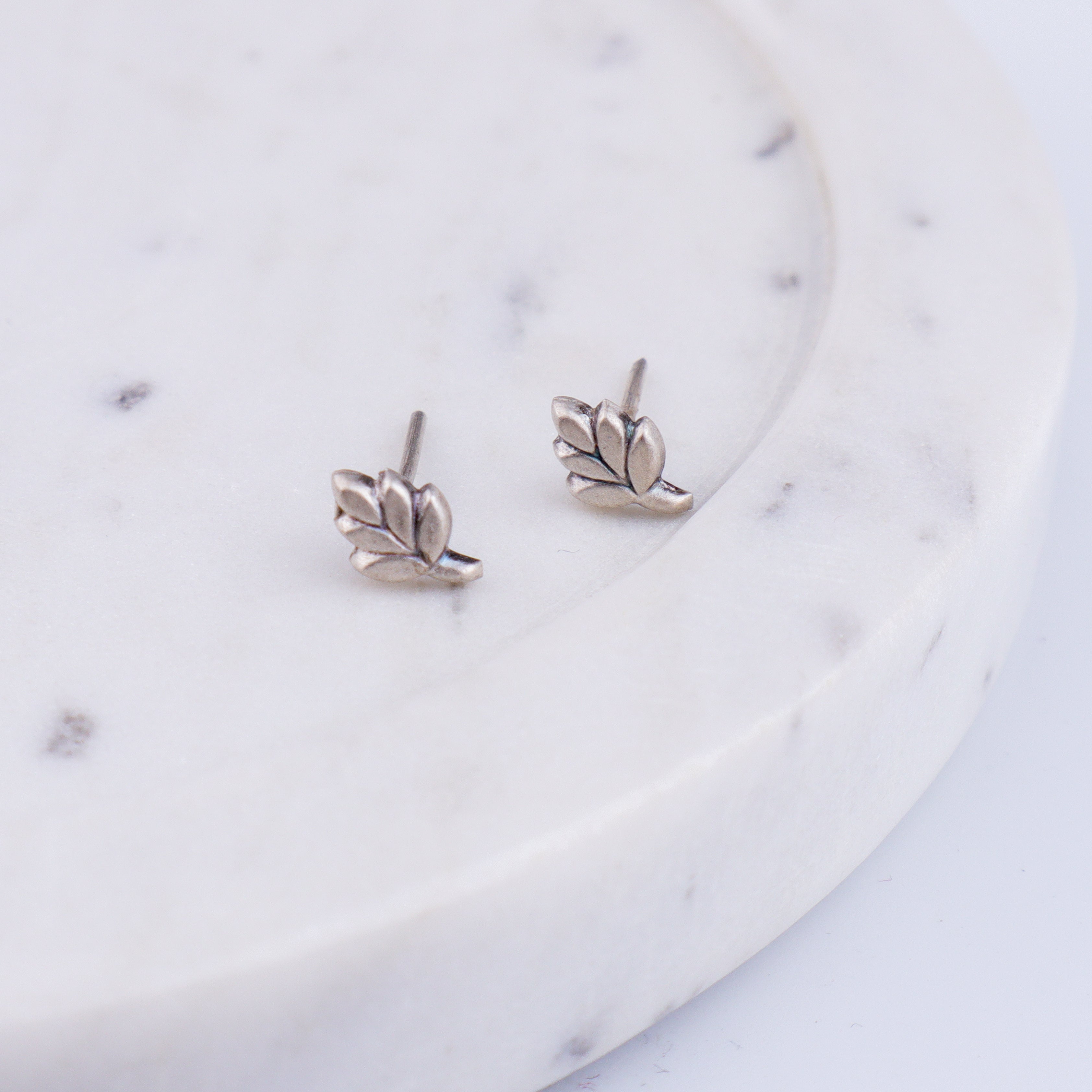 Leaf Studs | 92.5 Silver