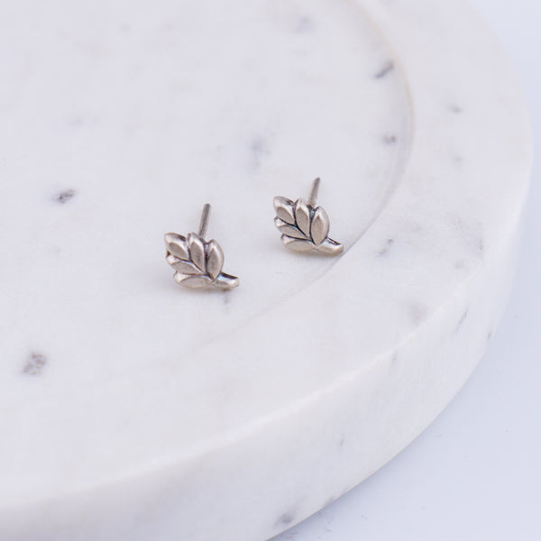 Leaf Studs | 92.5 Silver