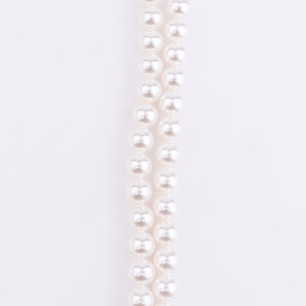 Silver Green CZ Tanmani Set with Pearls