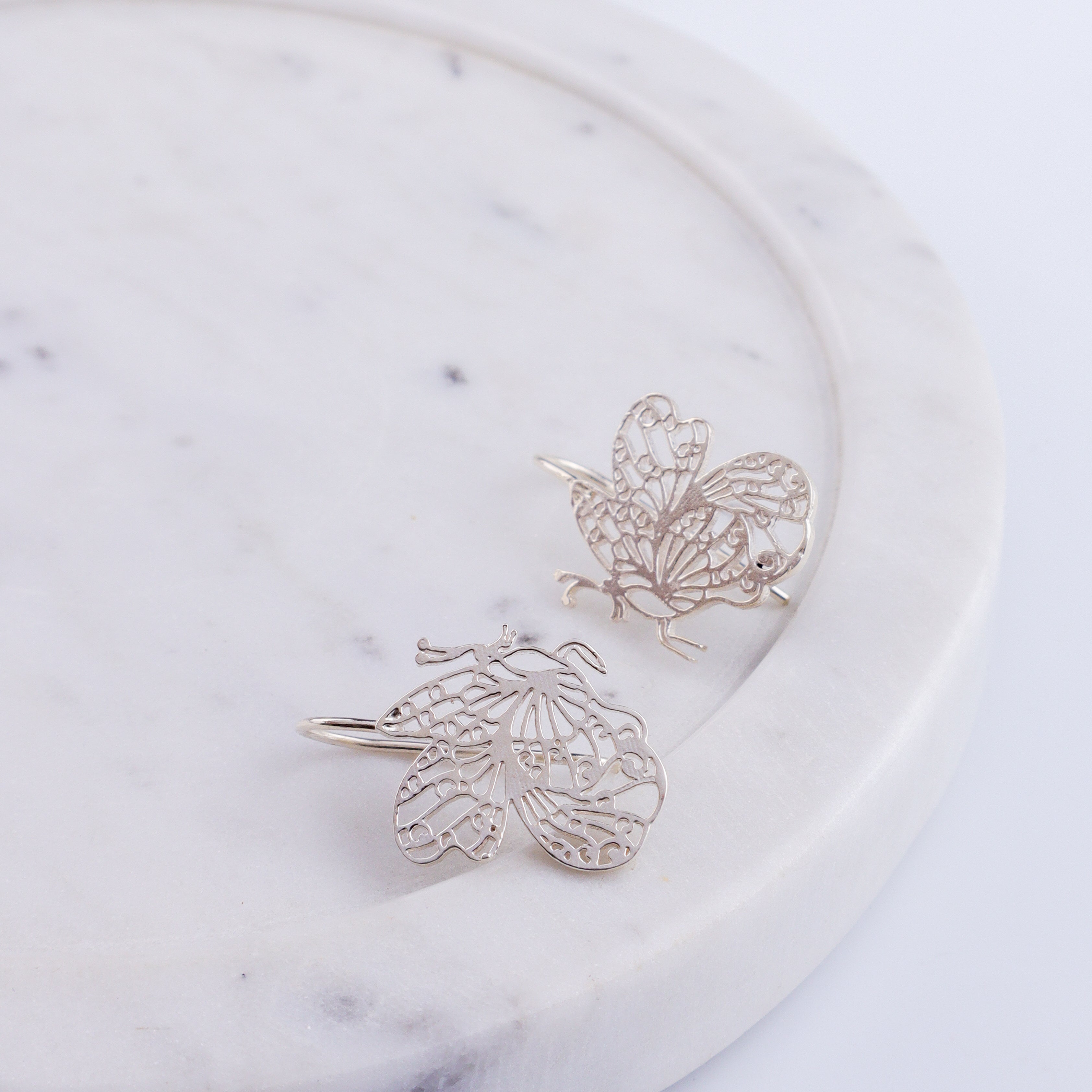 Lukachupi Titli Silver Earring