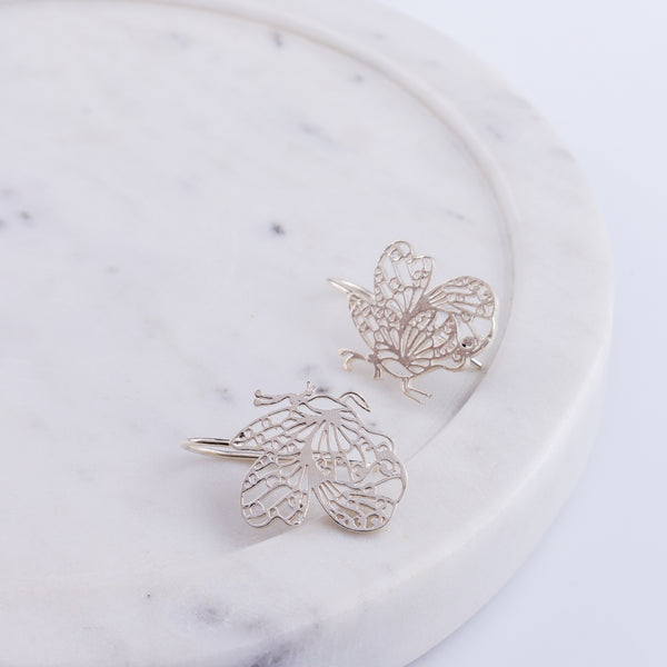 Lukachupi Titli Silver Earring