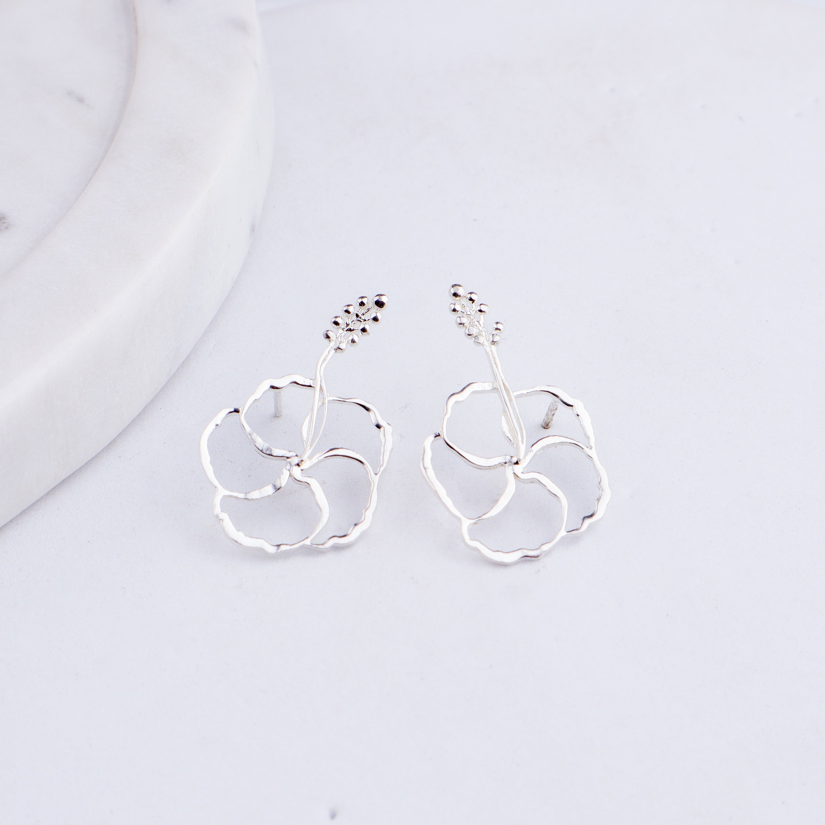 Hibiscus Earrings