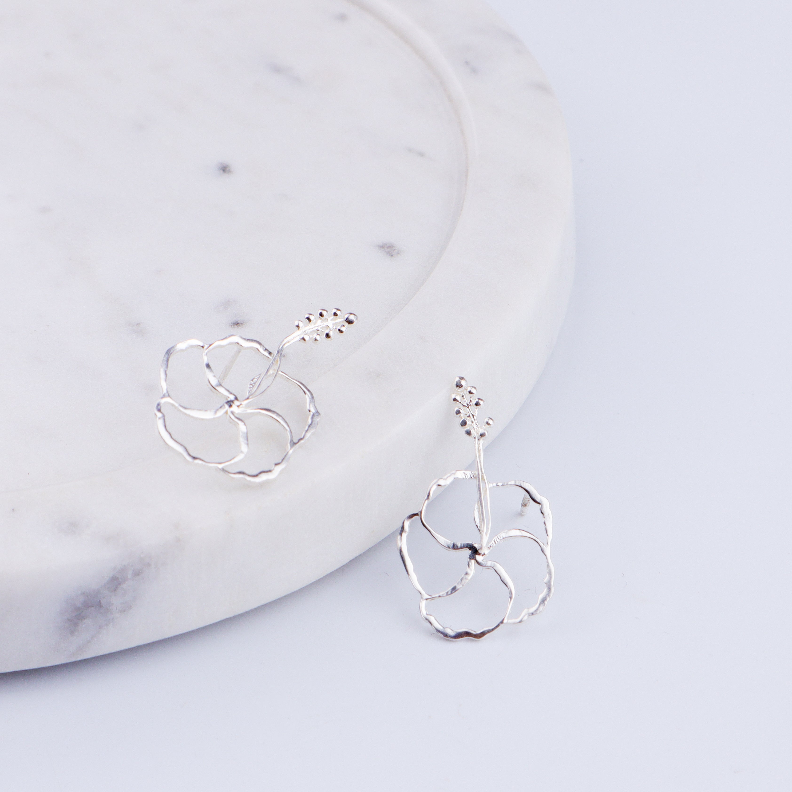 Hibiscus Earrings