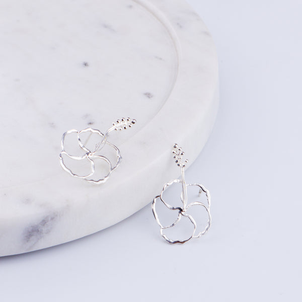 Hibiscus Earrings