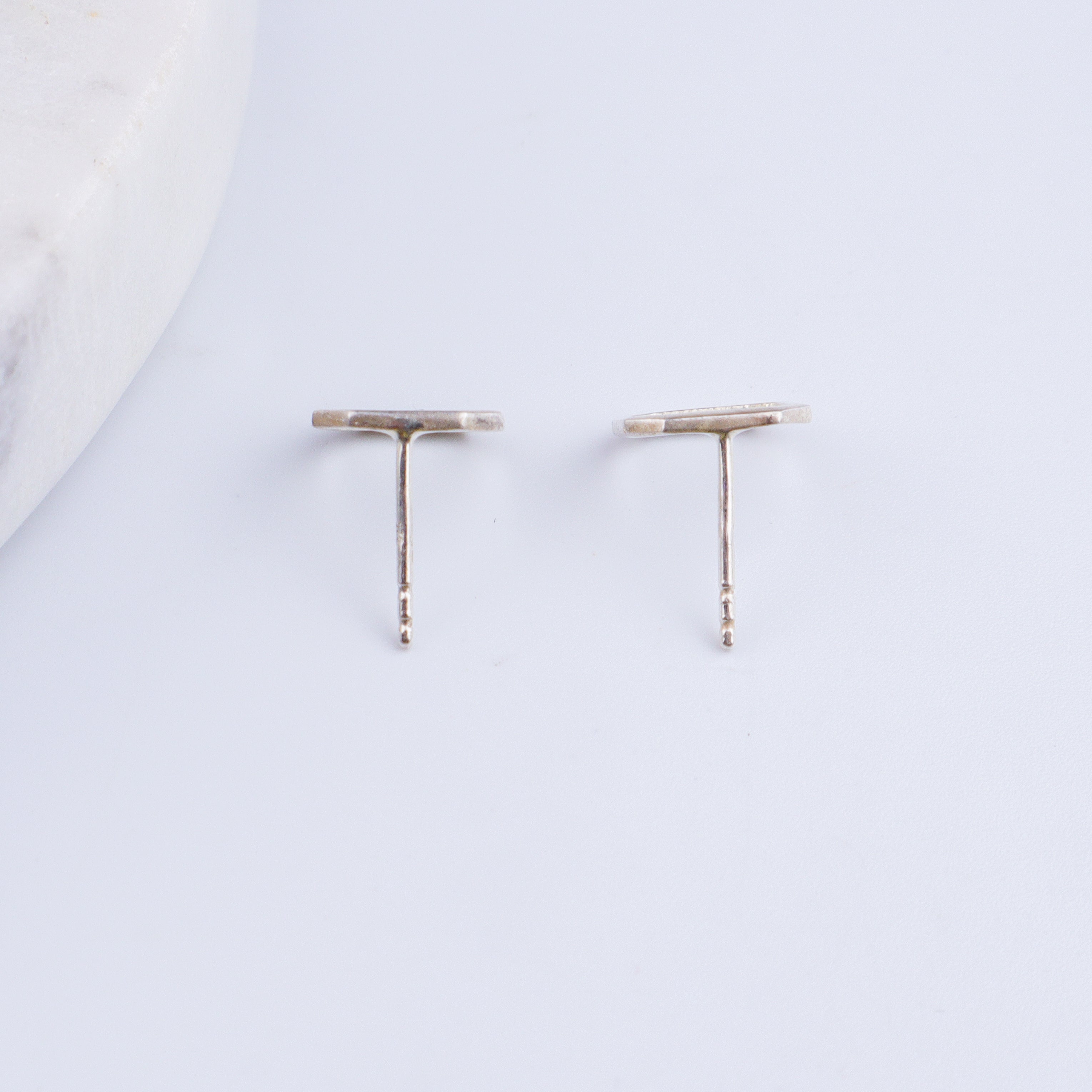 Tiny Silver Squircle Studs | 92.5 Silver