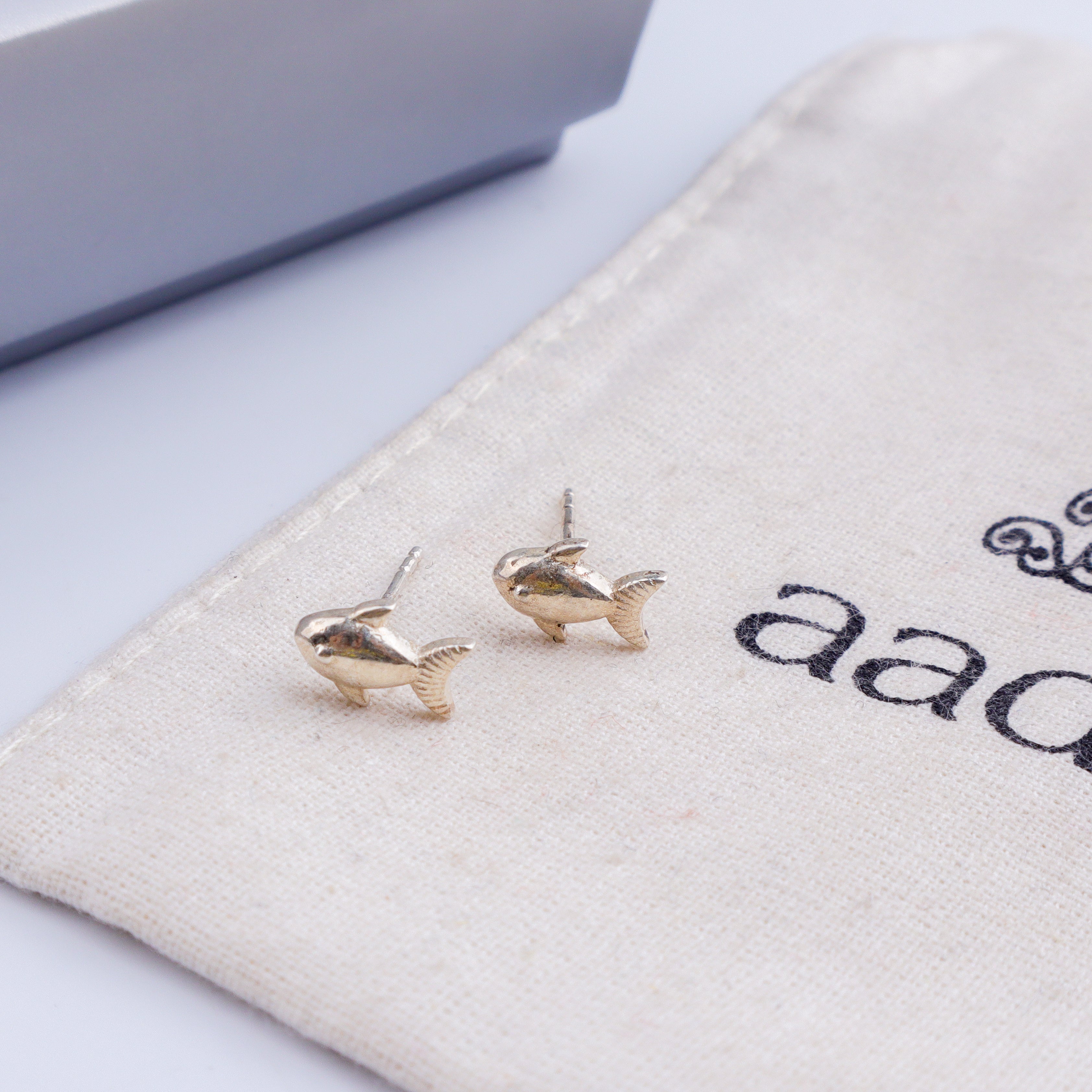 Silver Fish Studs | 92.5 Silver