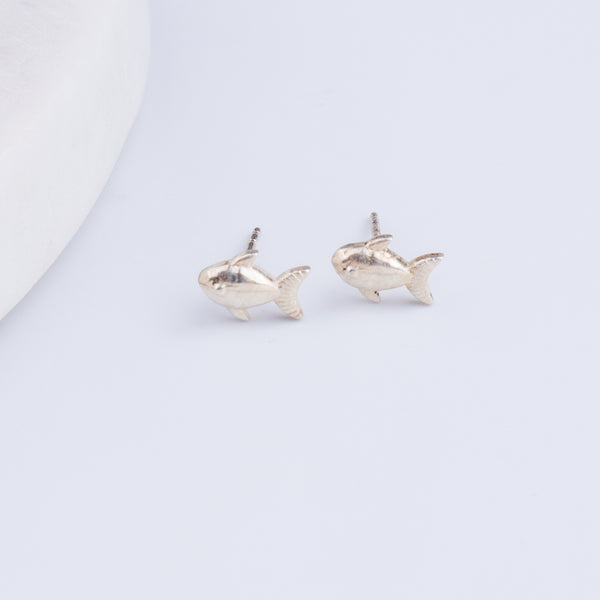 Silver Fish Studs | 92.5 Silver