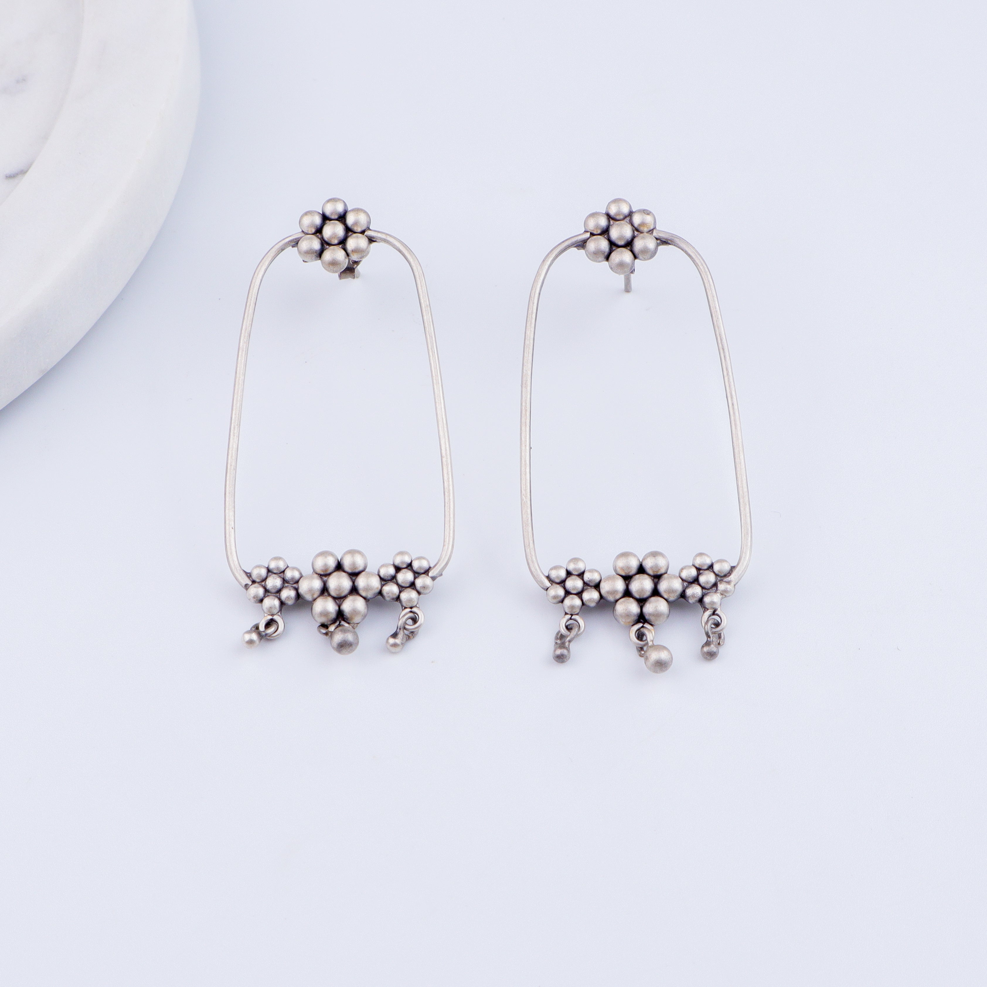 Kudi Chandbali | 925 silver earring | size : large