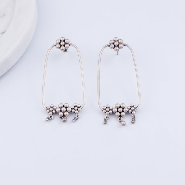 Kudi Chandbali | 925 silver earring | size : large