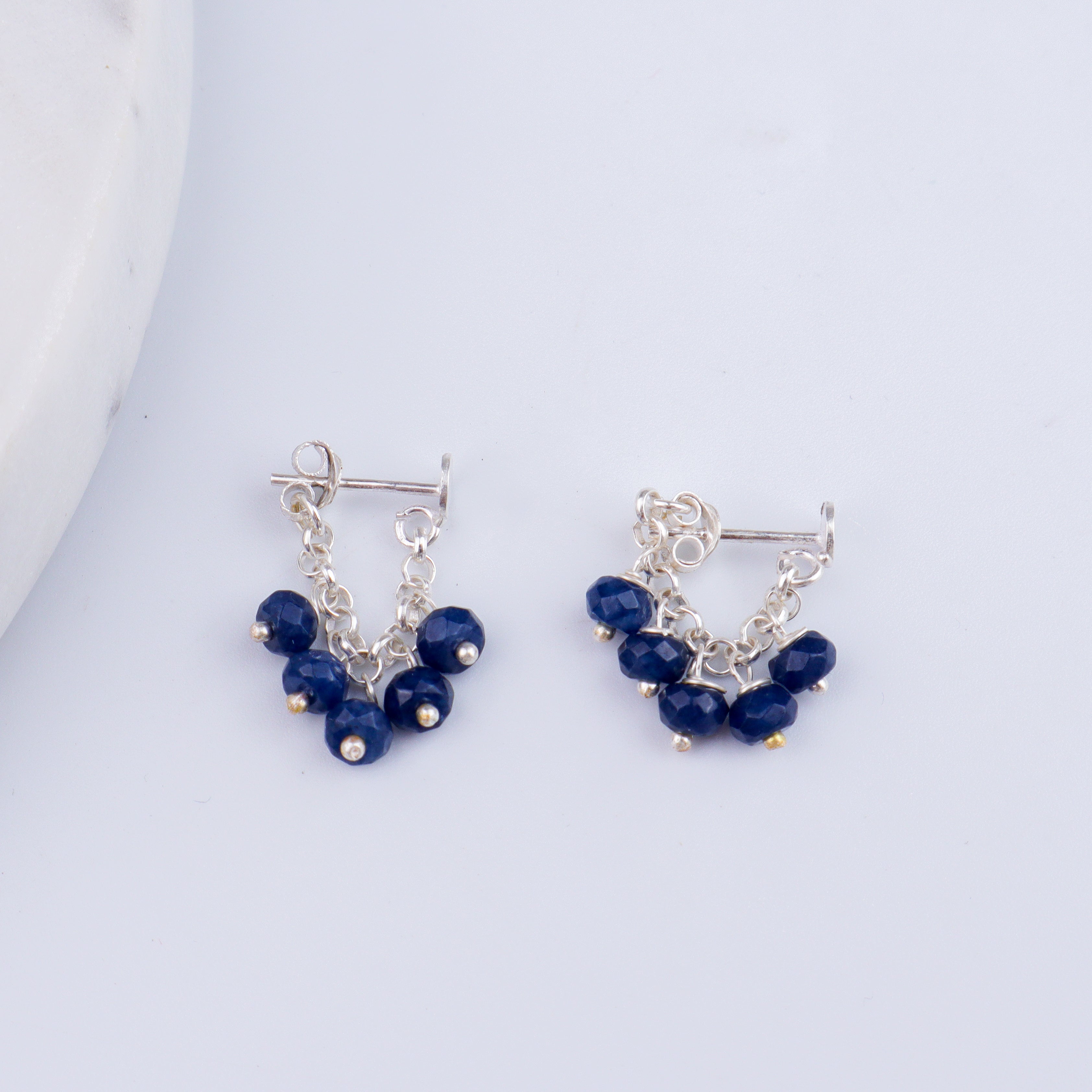 Silver Blue Sapphire Trinket