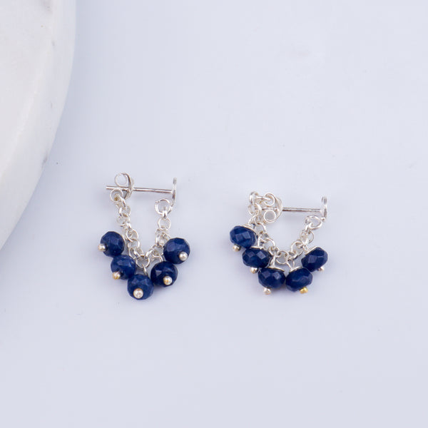 Silver Blue Sapphire Trinket