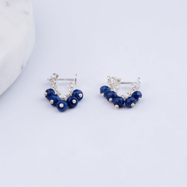 Silver Blue Sapphire Trinket