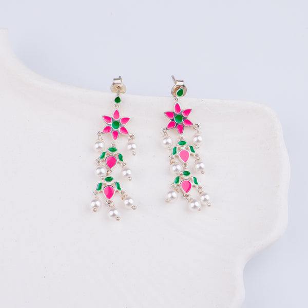 Petal Fall Meena Earring