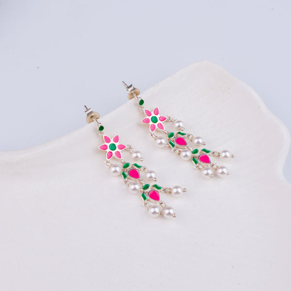 Petal Fall Meena Earring