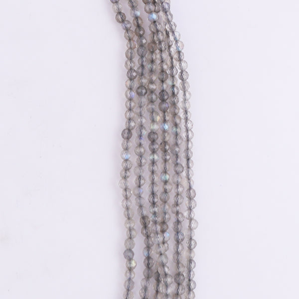 Silver CZ Tanmani Set with Labradorite
