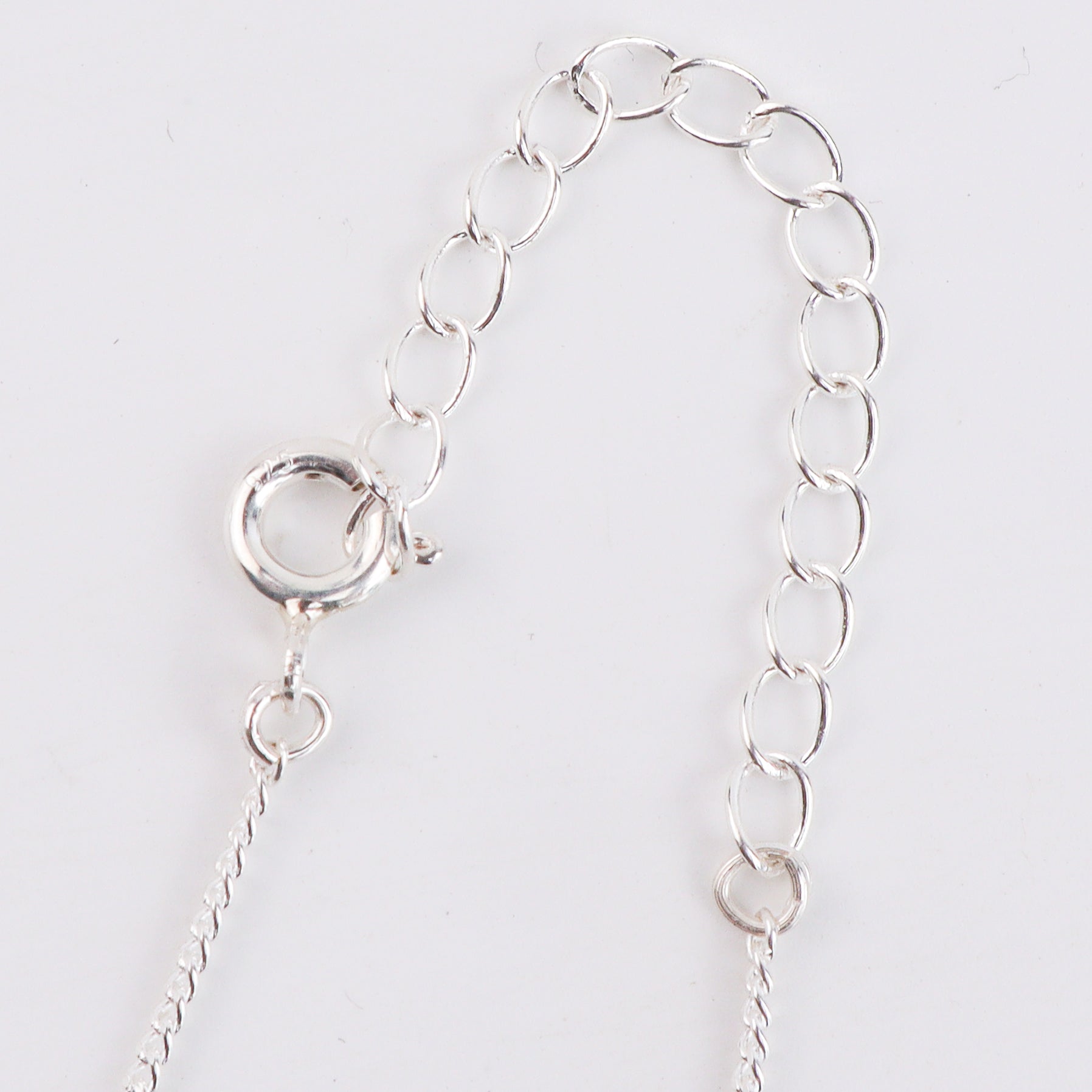 Silver CZ Sarawasti Necklace