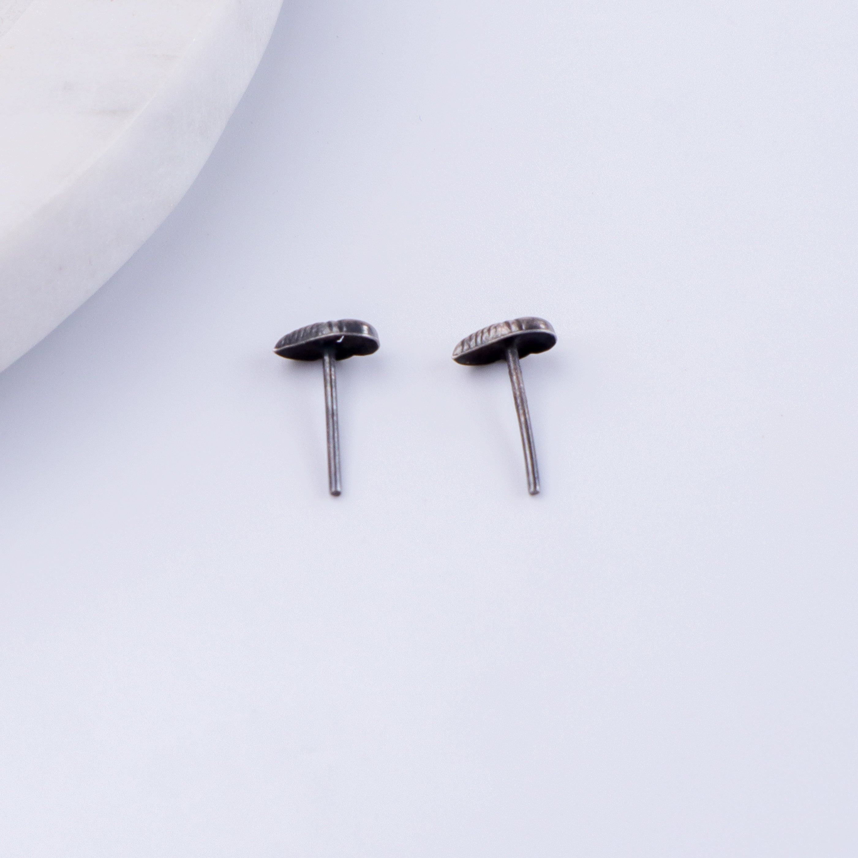 Tiny Silver Peacock Stud | 92.5 Silver