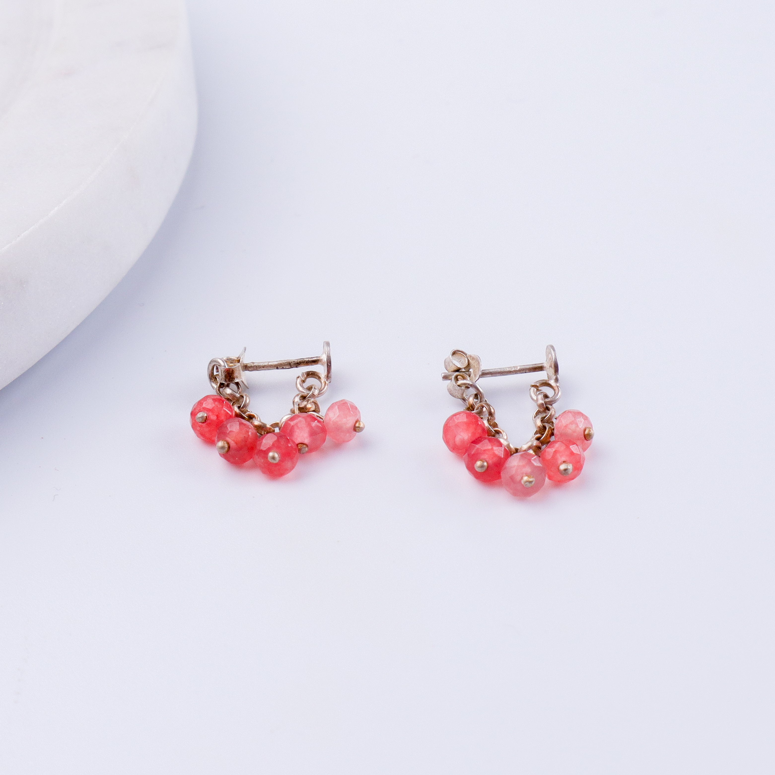 Silver Pink Sapphire Trinket