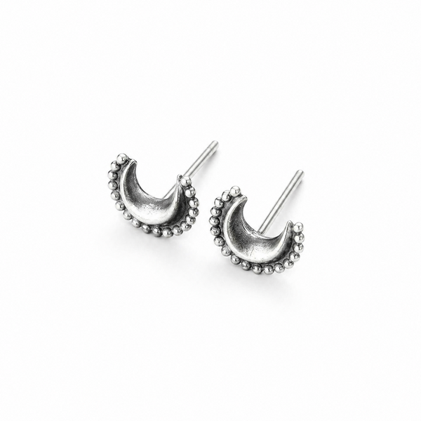 Itihaas Chandrakor Studs | 92.5 Sterling Silver