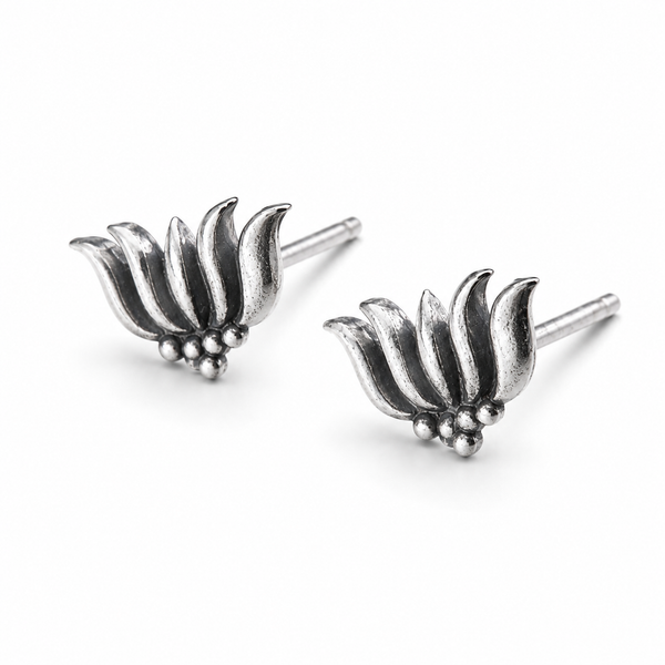 Lotus Studs | 92.5 Silver