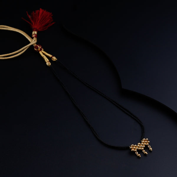 Gold Plated Kudi Mangalsutra |  92.5 Silver | 22K Gold Plated